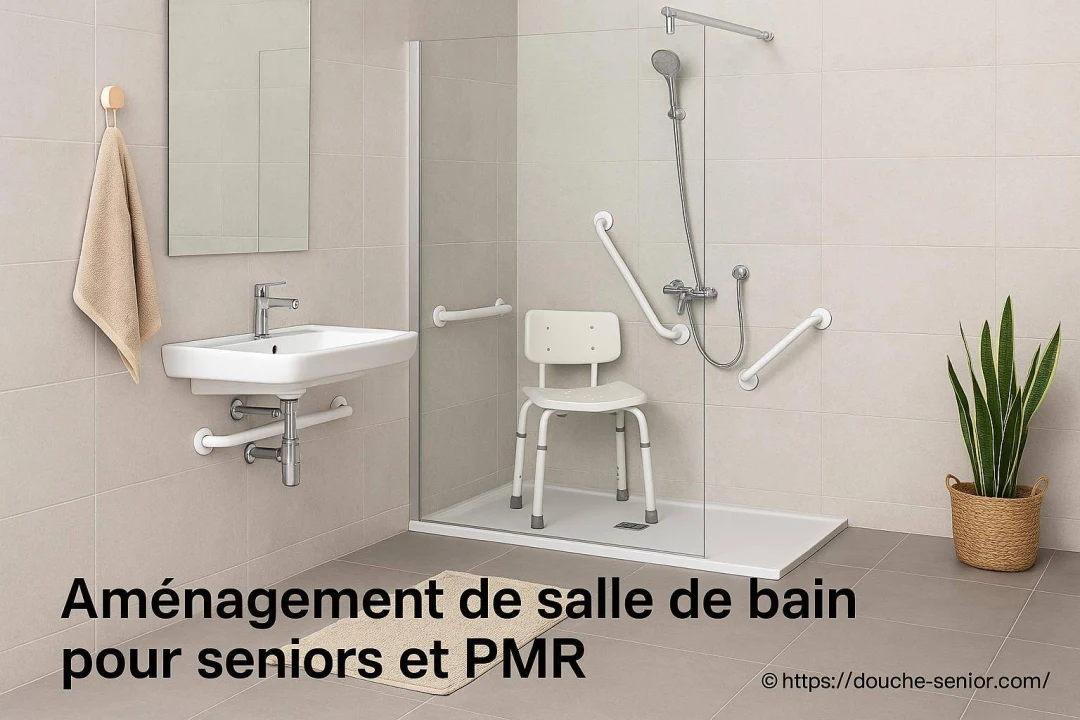 Aménagement de salle de bain pour seniors et PMR