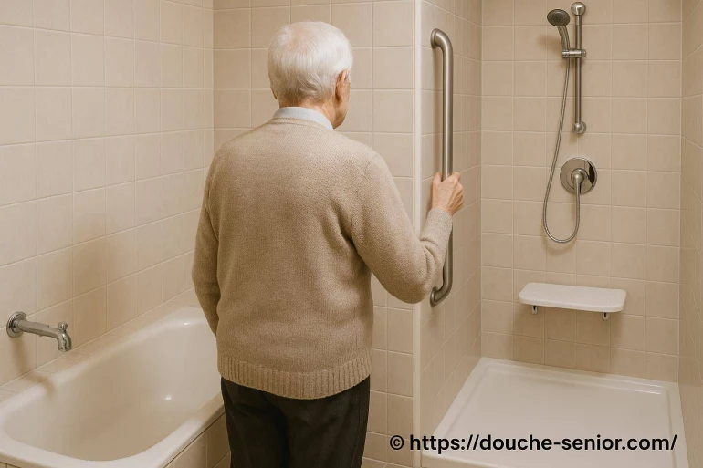 Pourquoi remplacer sa baignoire par une douche quand on est senior ?