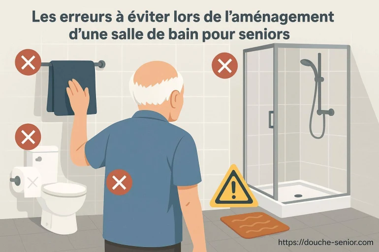 Les erreurs à éviter lors de l’aménagement d’une salle de bain pour seniors