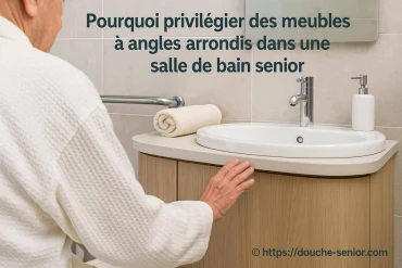 Pourquoi privilégier des meubles à angles arrondis dans une salle de bain senior ?