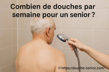 Combien de douches par semaine pour un senior ?