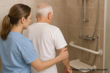 Demande d'aide pour une douche senior : comment s'organiser efficacement ?