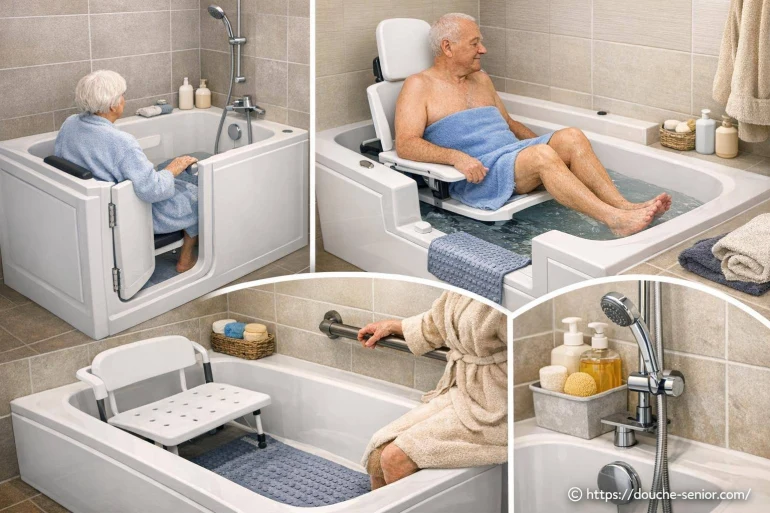 Aménagement de baignoire pour senior : quelles solutions pratiques choisir ?