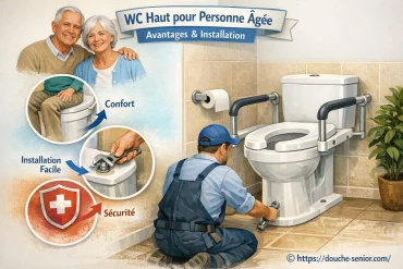 WC haut pour personne âgée : quels avantages et comment l’installer ?