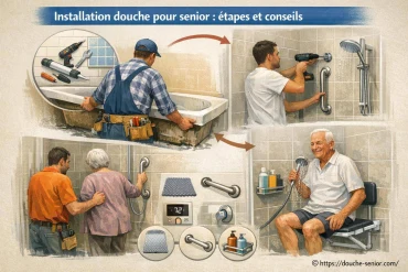 Installation douche pour senior : quelles étapes suivre et quels conseils appliquer ?