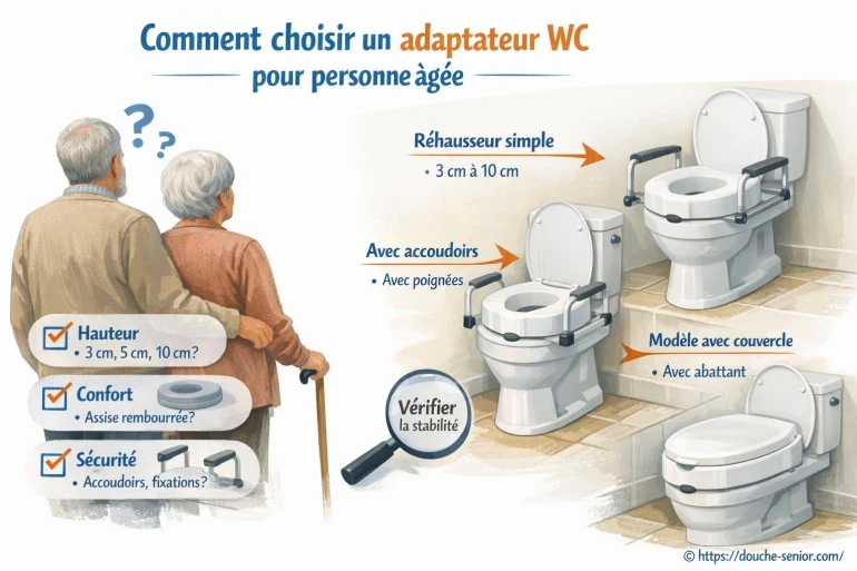 Comment choisir un adaptateur wc pour personne âgée ?