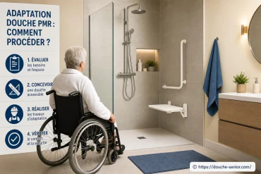 Adaptation douche PMR : comment procéder pour une salle de bain accessible