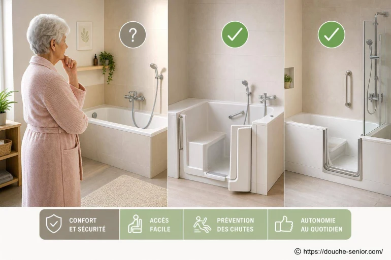 Quelle baignoire choisir pour une personne âgée ?