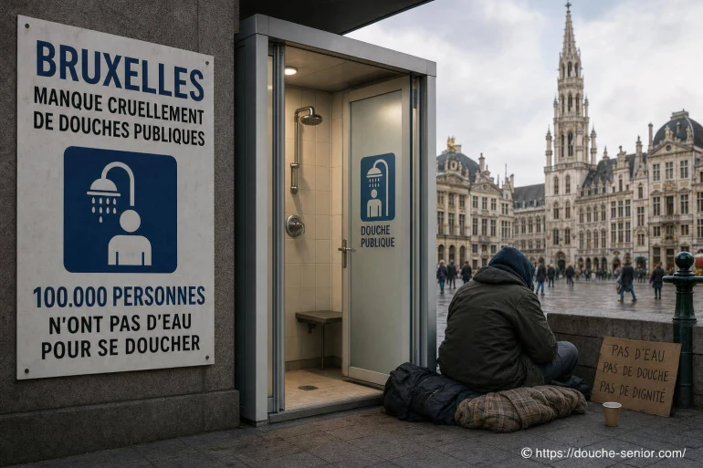 Bruxelles manque cruellement de douches publiques pour les personnes vulnérables