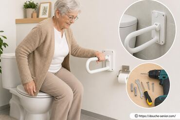 Poignée wc pour personne âgée : comment garantir sécurité et facilité d'installation