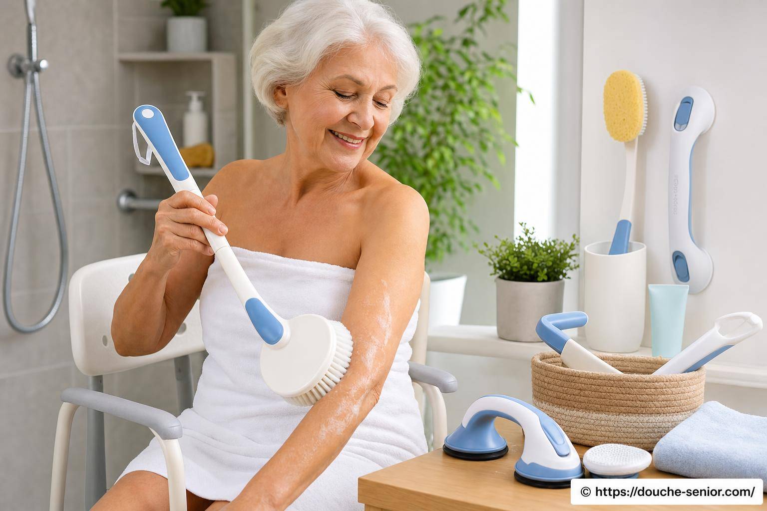 Accessoires malins pour faciliter la toilette des seniors au quotidien : lesquels choisir ?